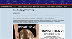 Desktop Screenshot of hapestetika.cz