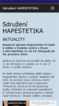 Mobile Screenshot of hapestetika.cz