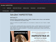 Tablet Screenshot of hapestetika.cz